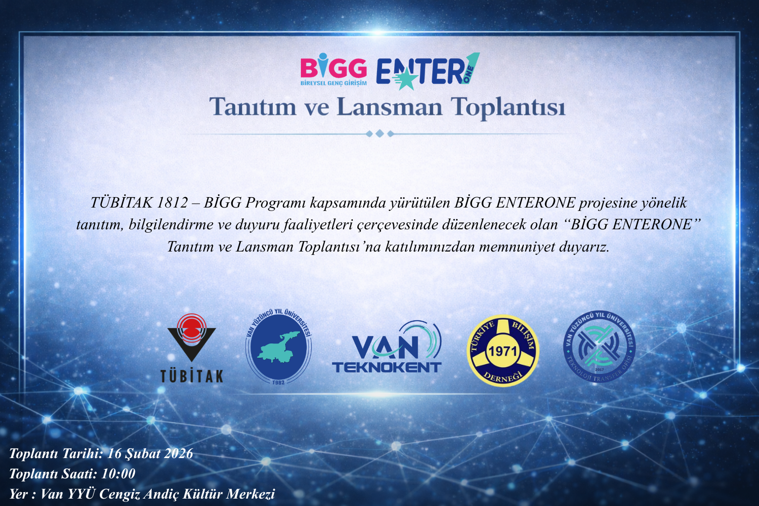 BiGG EnterOne Tanıtım ve Lansman toplantısı