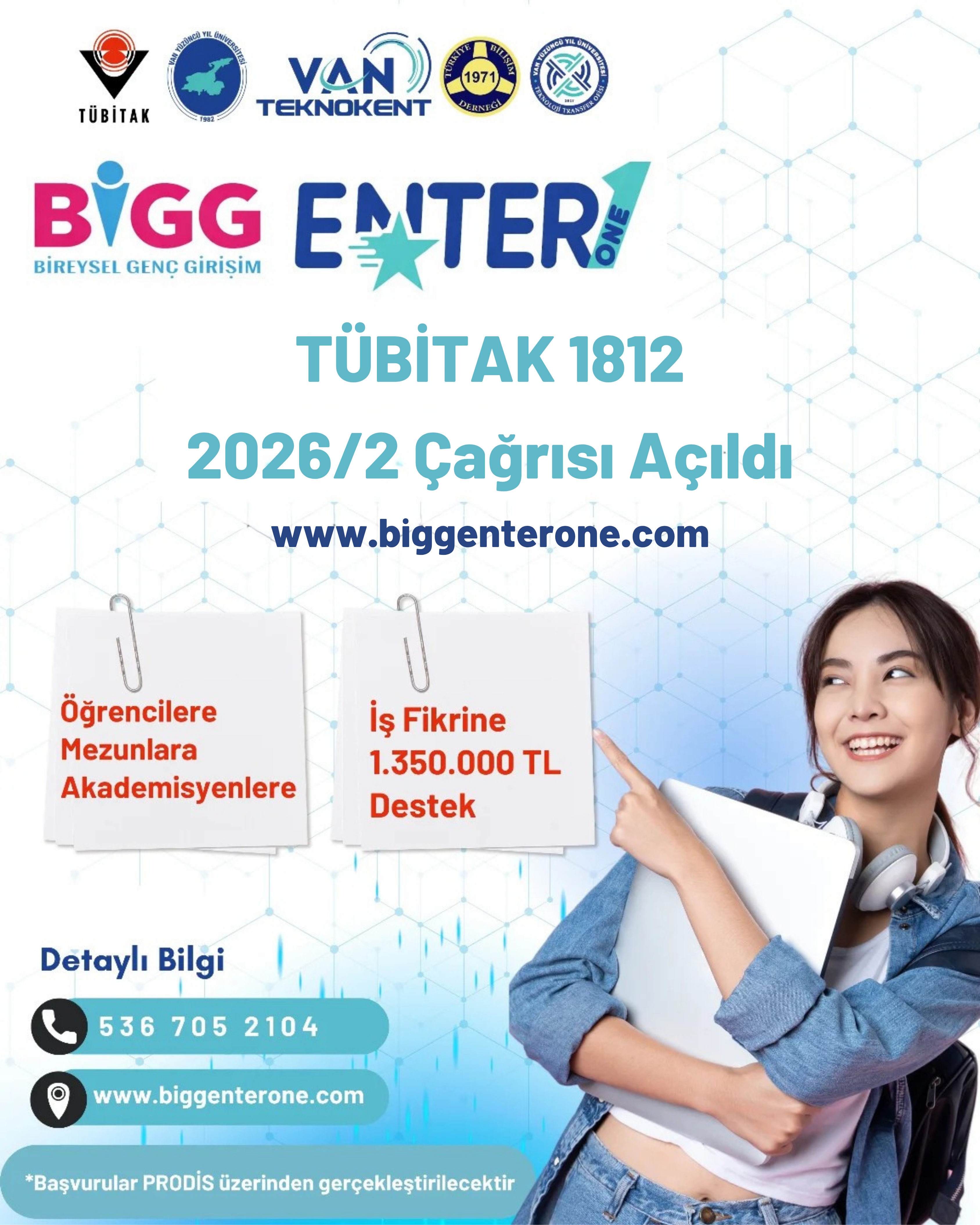TÜBİTAK BİGG ENTERONE 2026/2 başvuruları başladı! 🚀